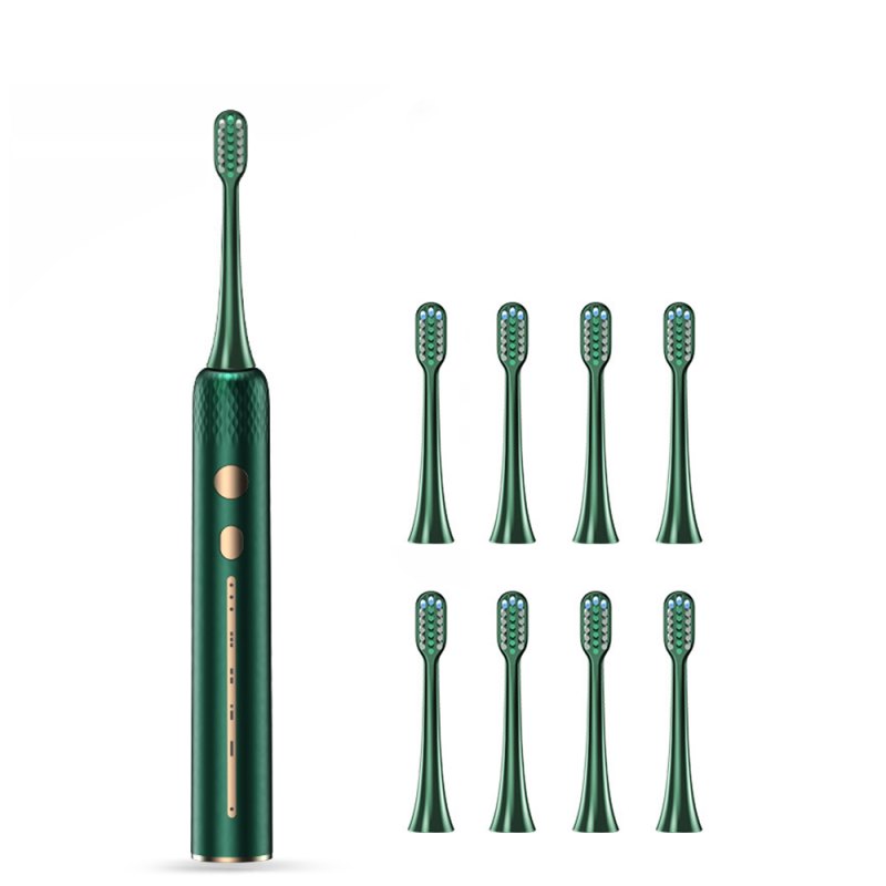 Brosse à dents électrique intelligente pour adultes, rechargeable rapidement par USB, avec 4 modes de nettoyage, étanche et blanchissante, pour le soin des gencives et des dents.