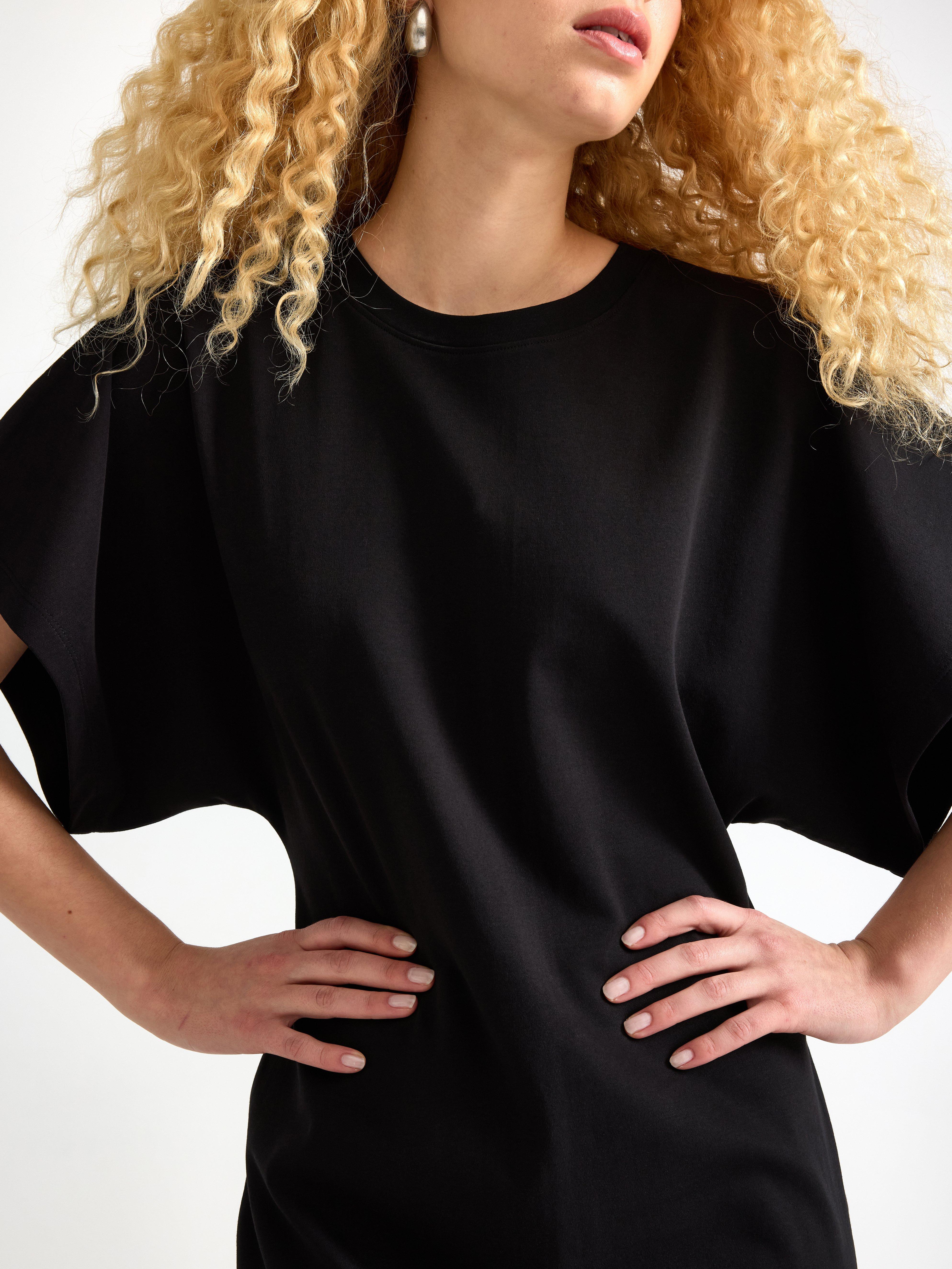 Vestido camiseta preto