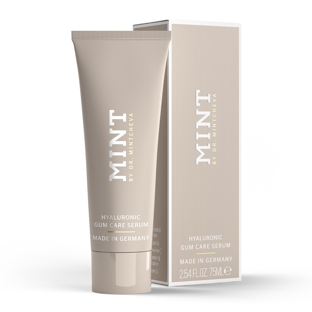 Serum za nego dlesni Paro+ MINT dr. Mintcheve s hialuronsko kislino – 75 ml