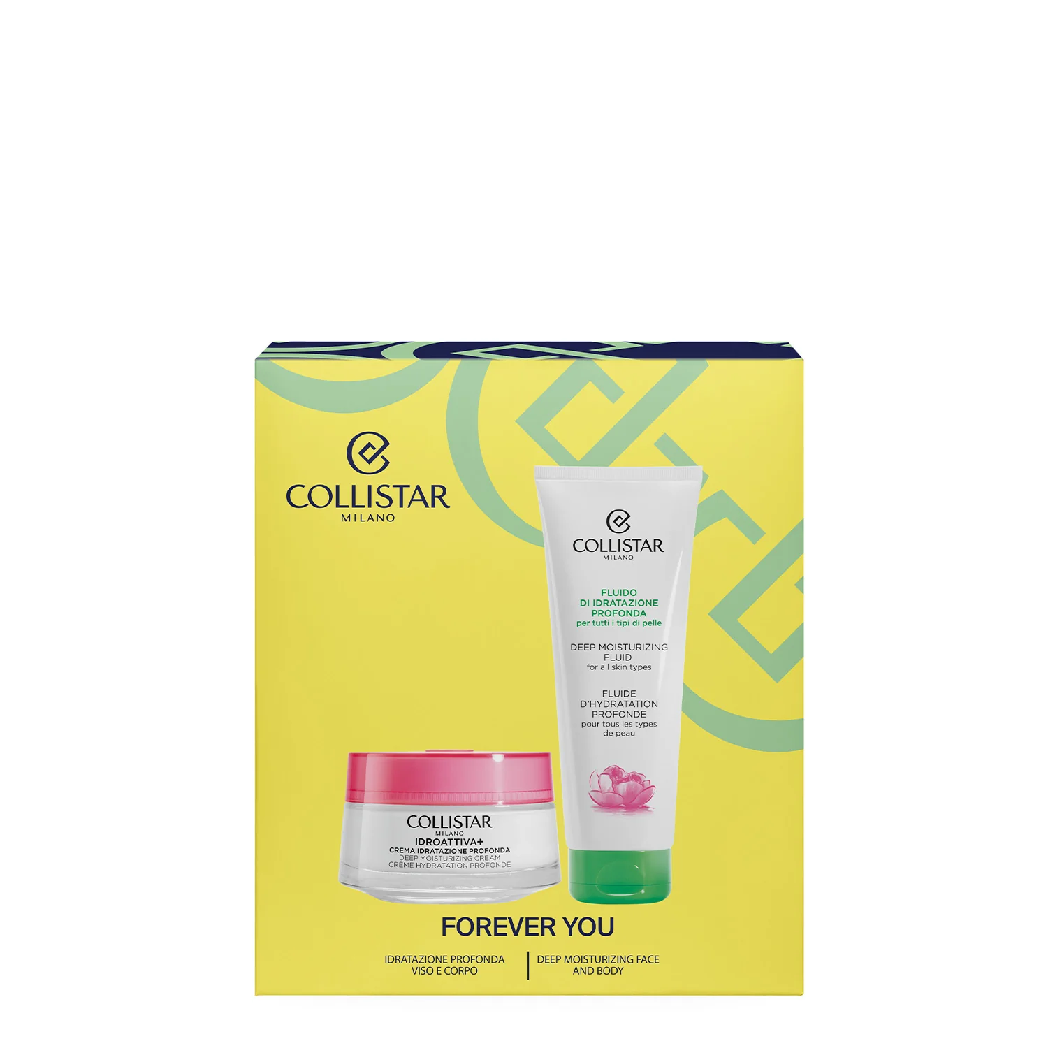 Idroattiva+ Cofanetto A Tutta Idratazione - Crema Idratazione Profonda - Cofanetto Idratante, Tratt.viso 24 ore idratante, Fluido Corpo