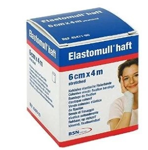 LEUKOPLAST Elastomull Heft 4m x 6cm voor het bevestigen van verbanden