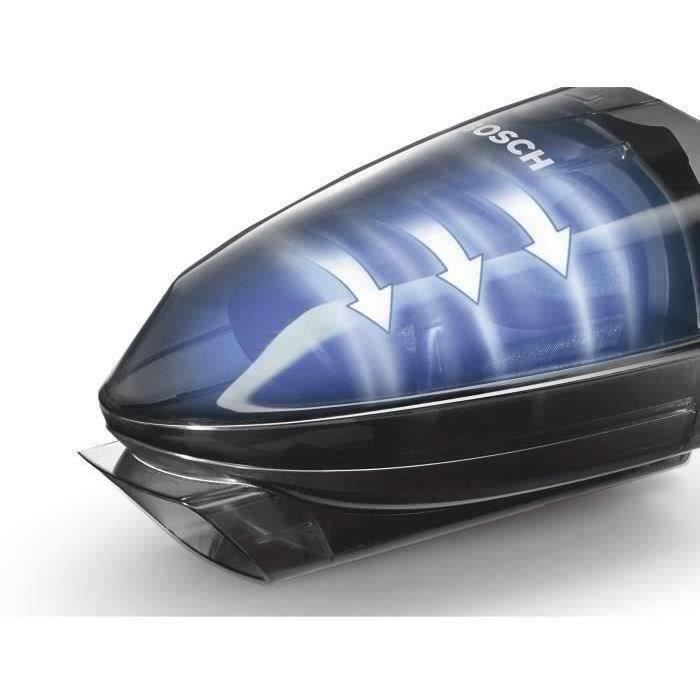 Aspirateur à main BOSCH BHN20L - 20V - Autonomie 45 min - Batterie Lithium-Ion - 2 vitesses - Bac de poussière 400 ml
