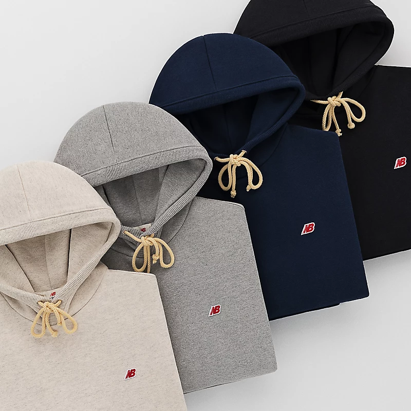 Heren Core Hoodie, MADE in USA - Zwart