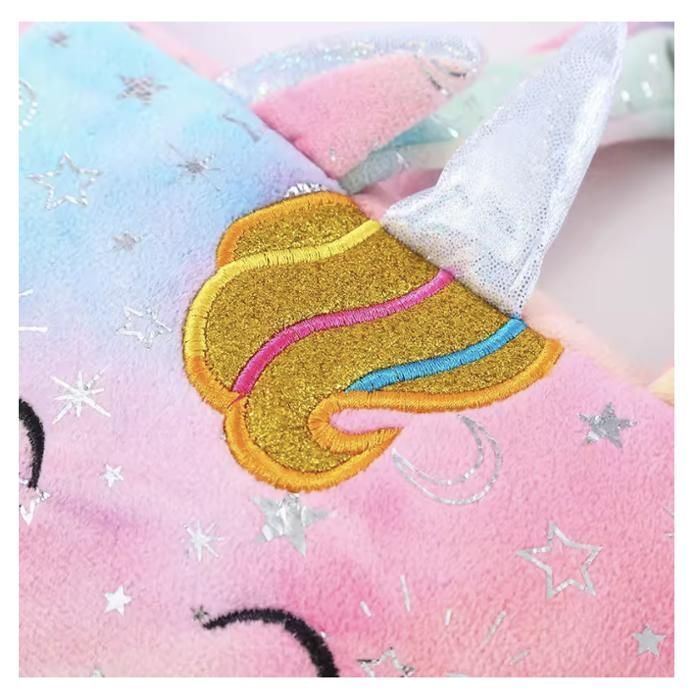 Sac à Main Licorne Fille en Peluche 20x15x5 cm – Sac Bandoulière Enfant Cartoon Doux – Petit Sac Princesse Cadeau Anniversaire