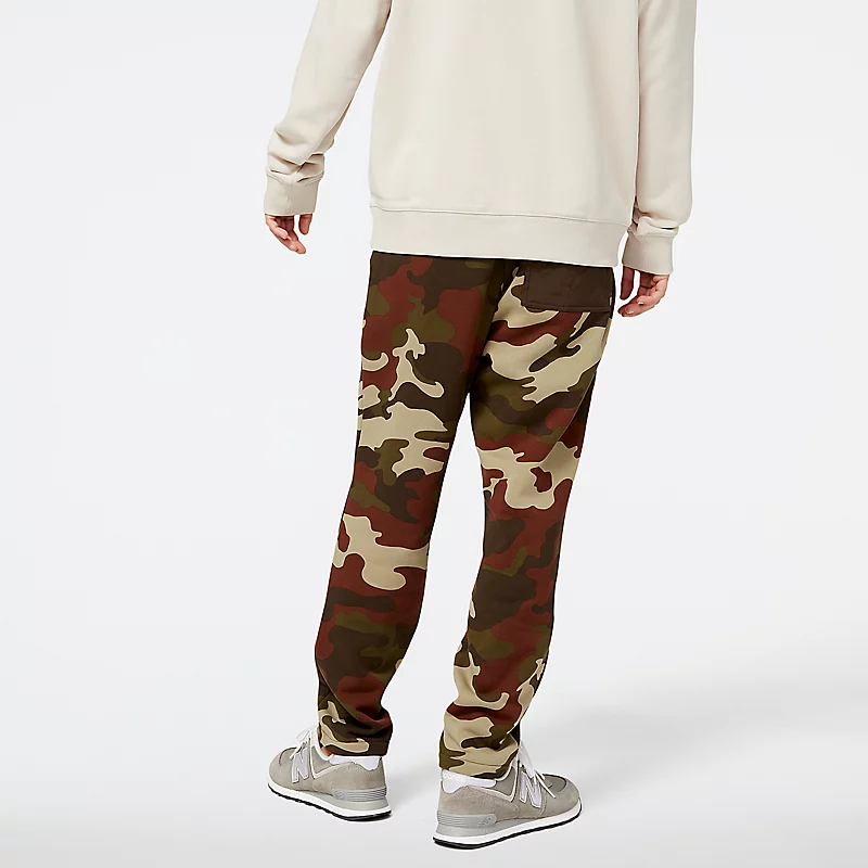 Calça de moletom camuflada masculina NB Athletics – BRANCA MULTICOLORIDA