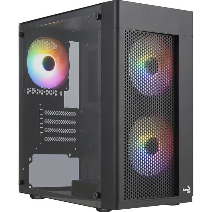 Case per PC - AEROCOOL - Hexform G v2 (Nero) - Mini Tower - Formato Micro-ATX - Alimentatore non incluso