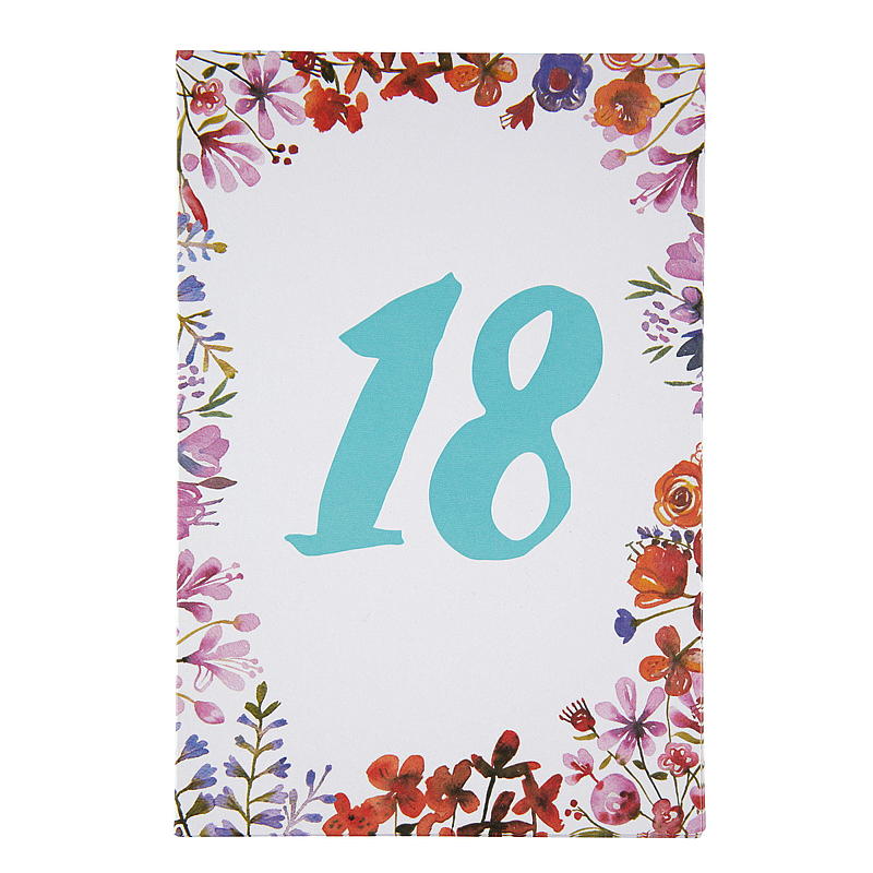 Glückwunschkarte zum 18. Geburtstag