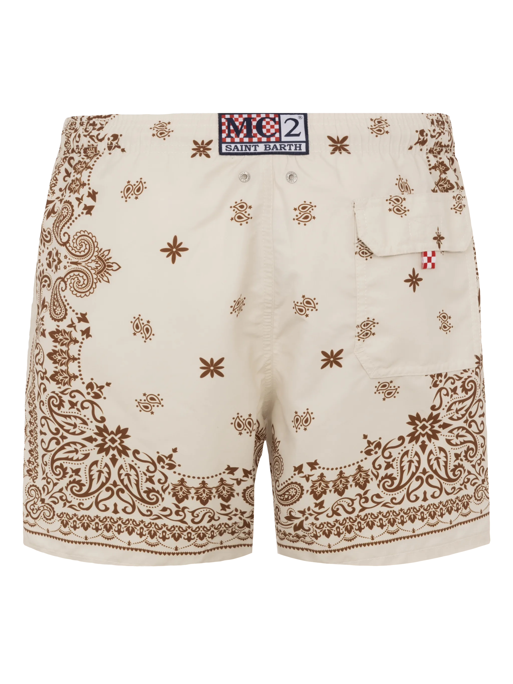Costume mare lunghezza media Gustavia con stampa bandana