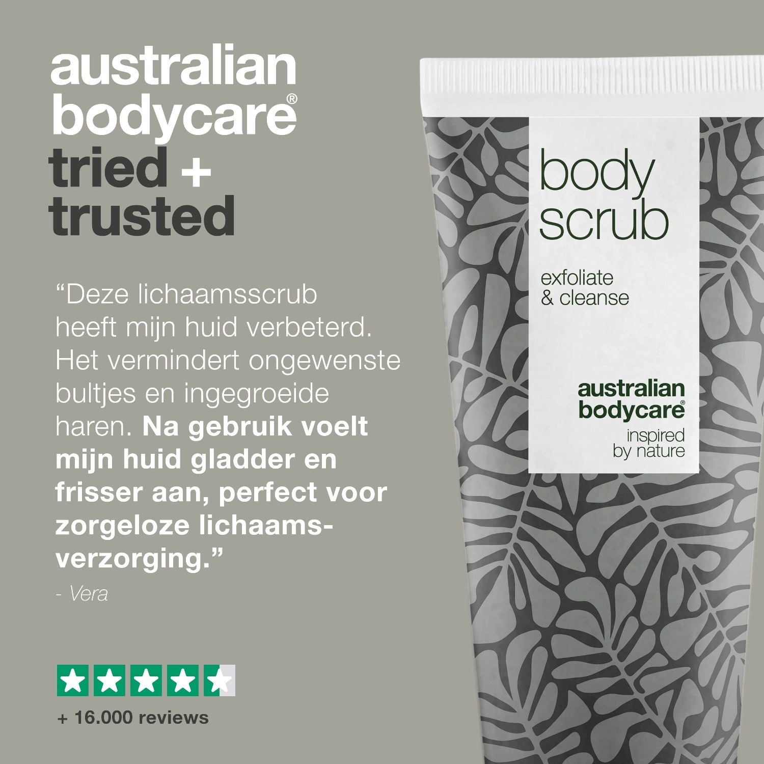 Piling za telo z limonino mirto Australian Bodycare - 200 ml