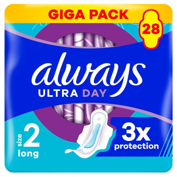 Higienski vložki Always Ultra Day Long, velikost 2, 28 kosov