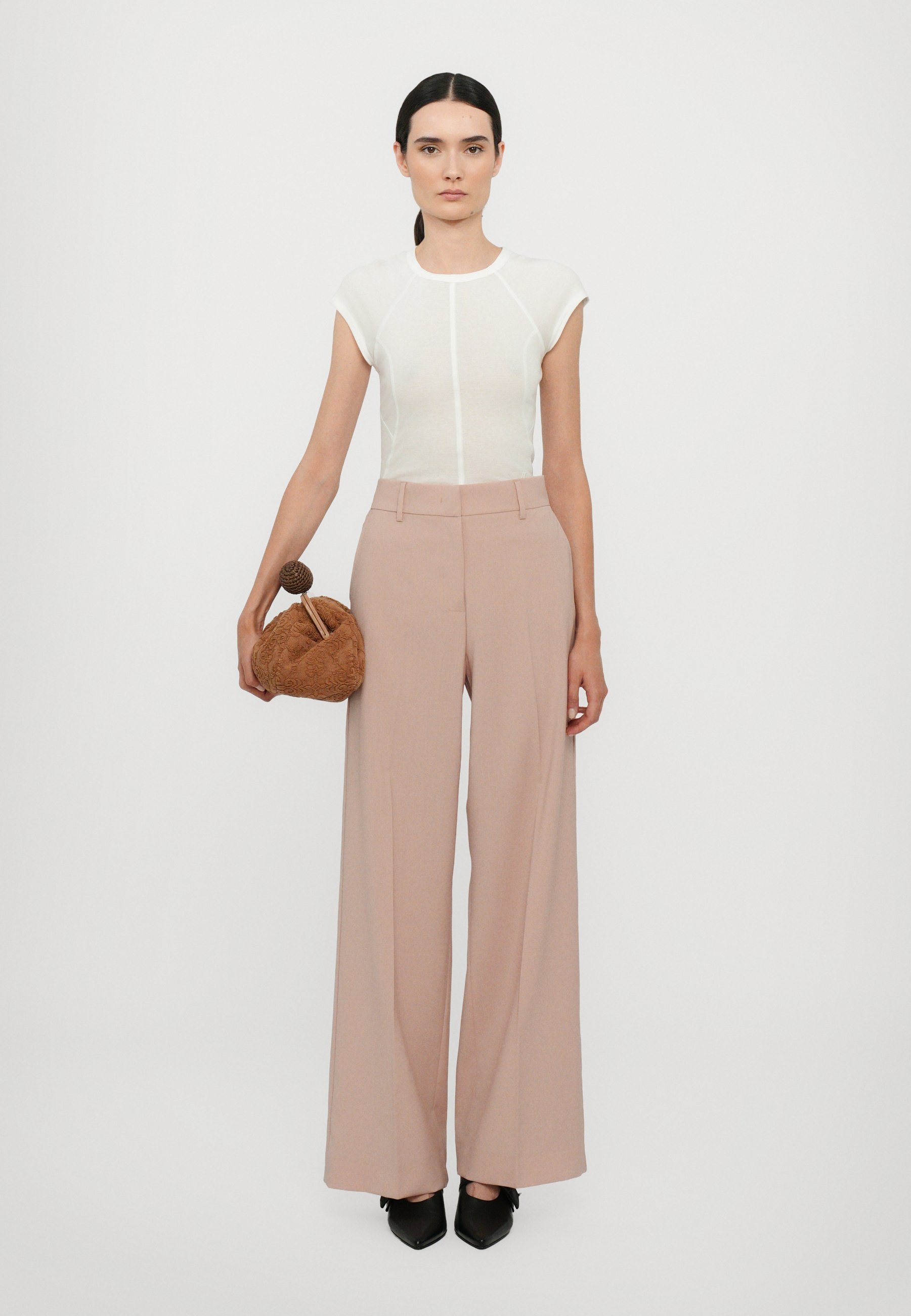 WEEKEND MaxMara VISIVO - Trousers - cipria