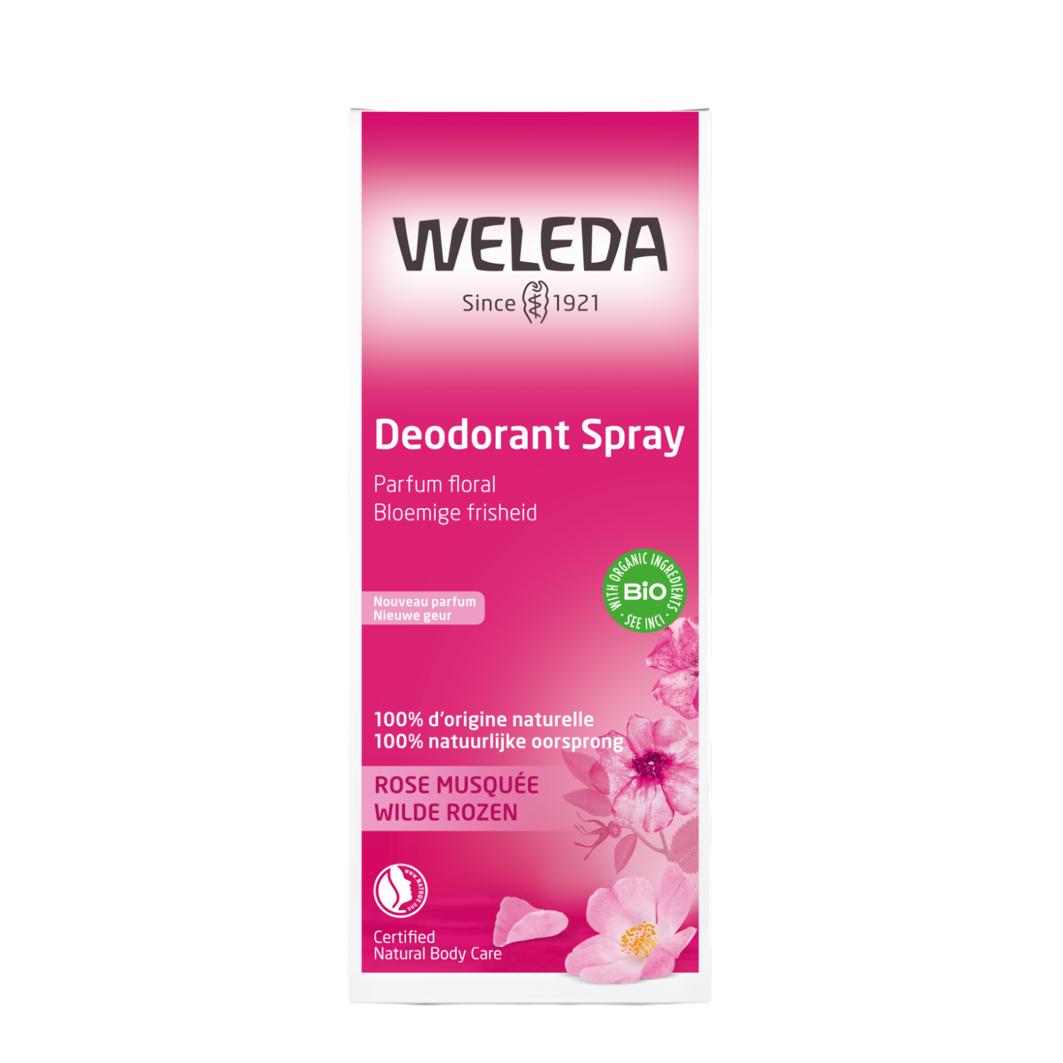Weleda Déodorant spray Rose musquée
