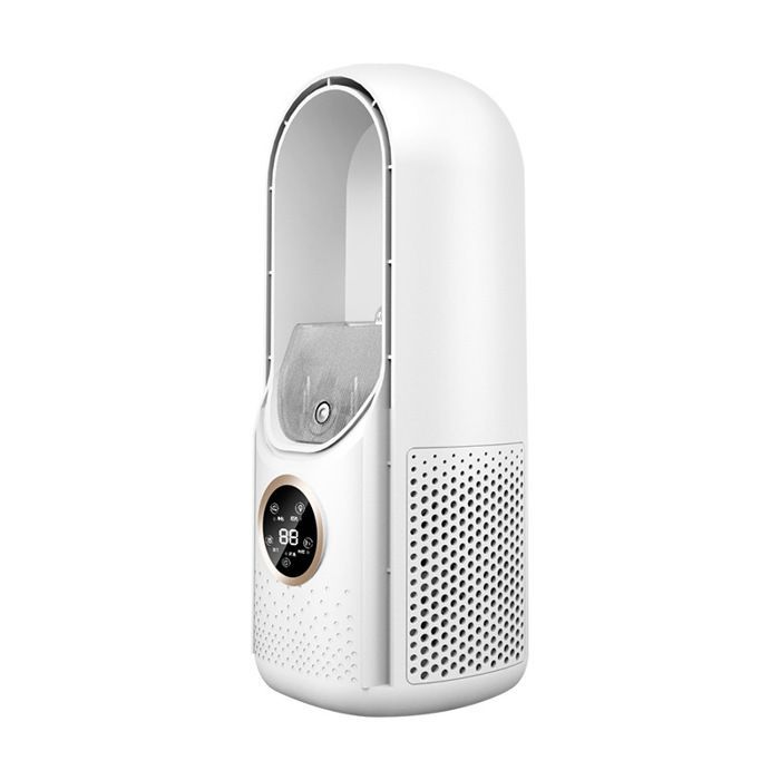 Mini ventilador - Diseño atractivo - 6 velocidades - Sin aspas - Alimentación USB - Temporizador integrado
