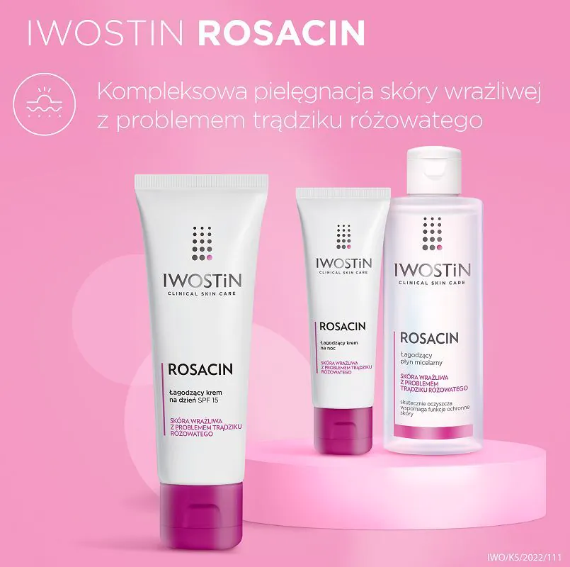 Iwostin Rosacin Łagodzący krem na dzień SPF 15