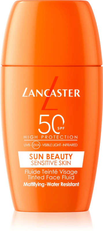 Lancaster Sun Sensitive Tinted Mattifying Fluid waterbestendige matte emulsie