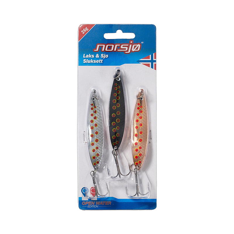 Norsjø Saltset 3-pack 24/26 g, lax & hav, Norsjø