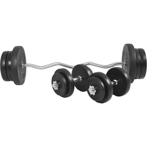  70 kg Kunststoff-Curl-Spiel Ez Game von Gorilla Sports
