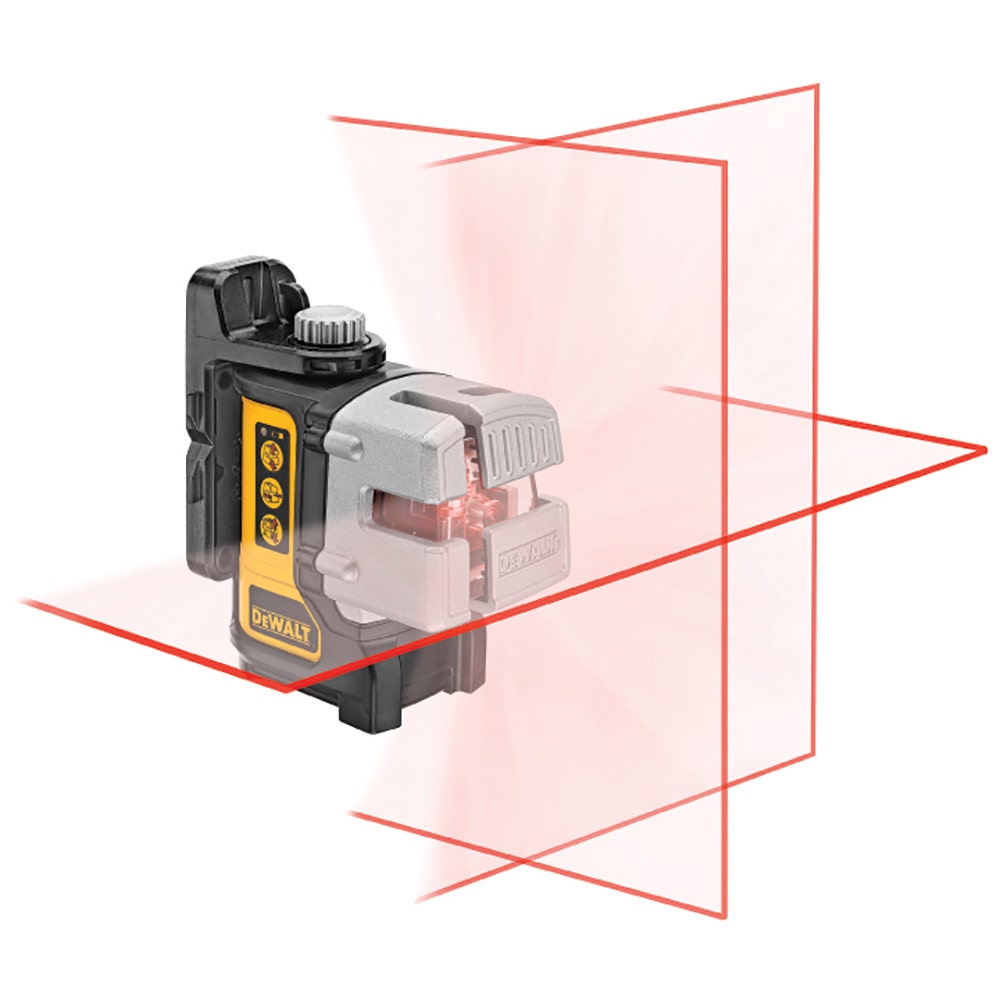 Nível a laser multilinhas com feixe vermelho DEWALT DW089K-XE