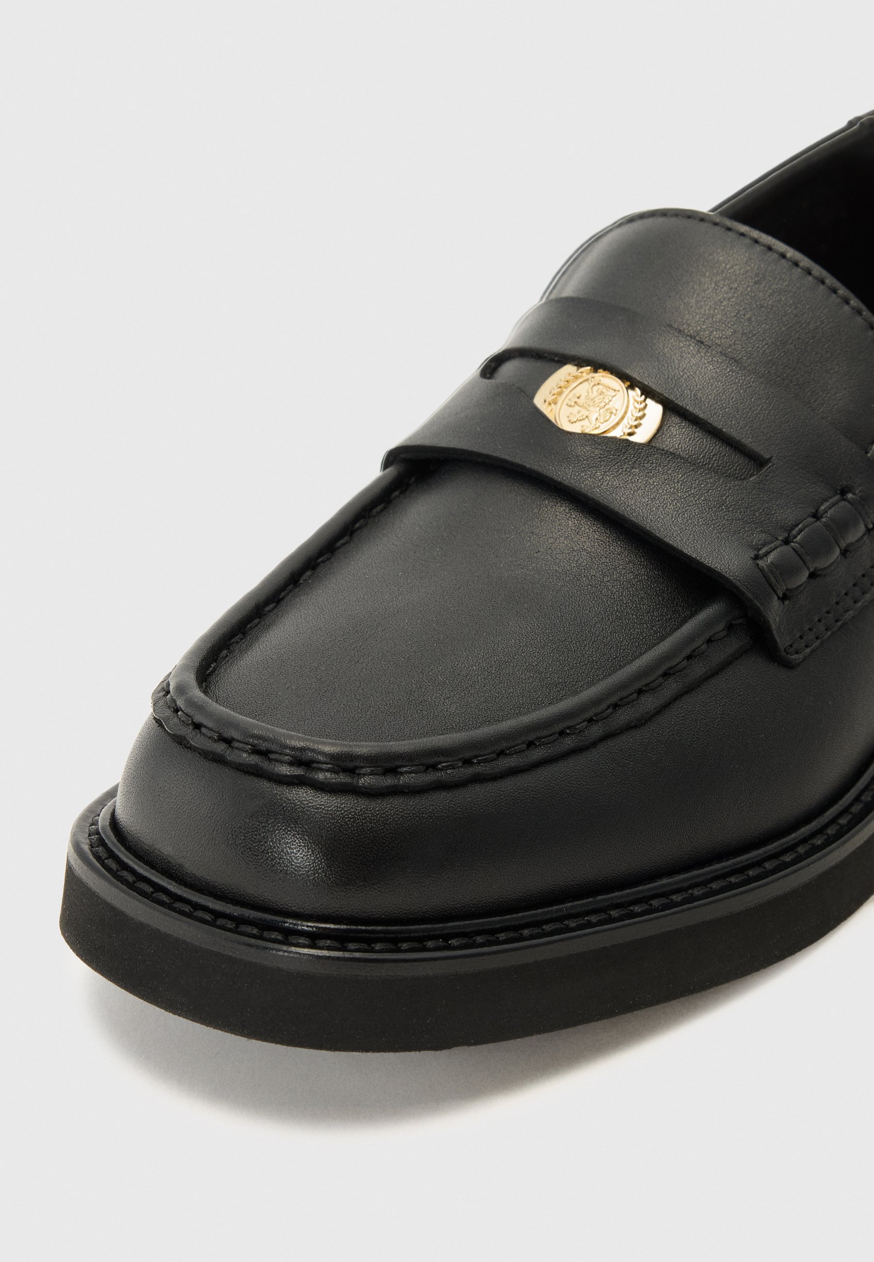 Mocassins Tommy Hilfiger CREST SQUARISH - noirs