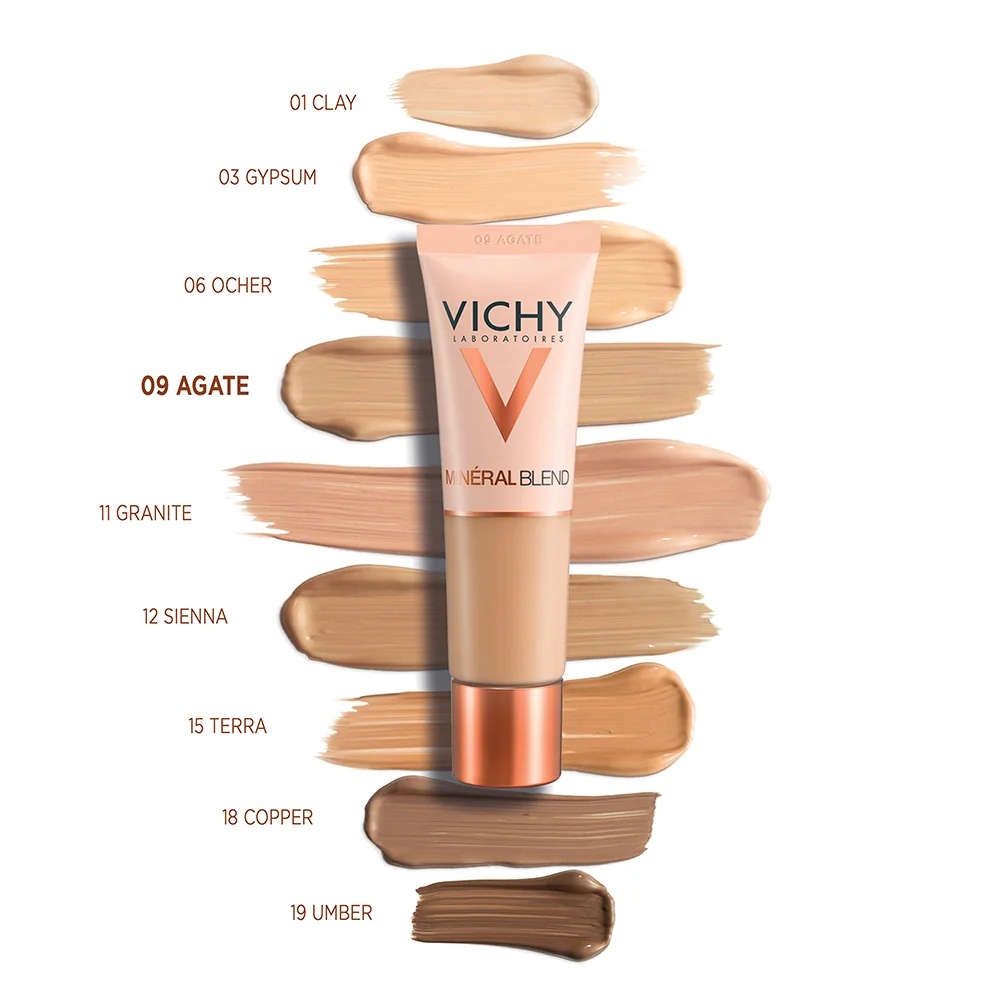 VICHY Base Líquida Vichy Mineral Blend nº 09 Ágata 16h Fixação