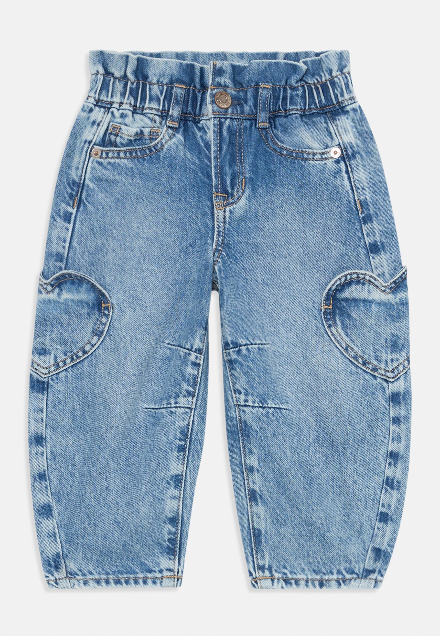 GAP BABYGAP PAPERBAG HORSESHOE JEANS - Relaxte jeans - medium wassing