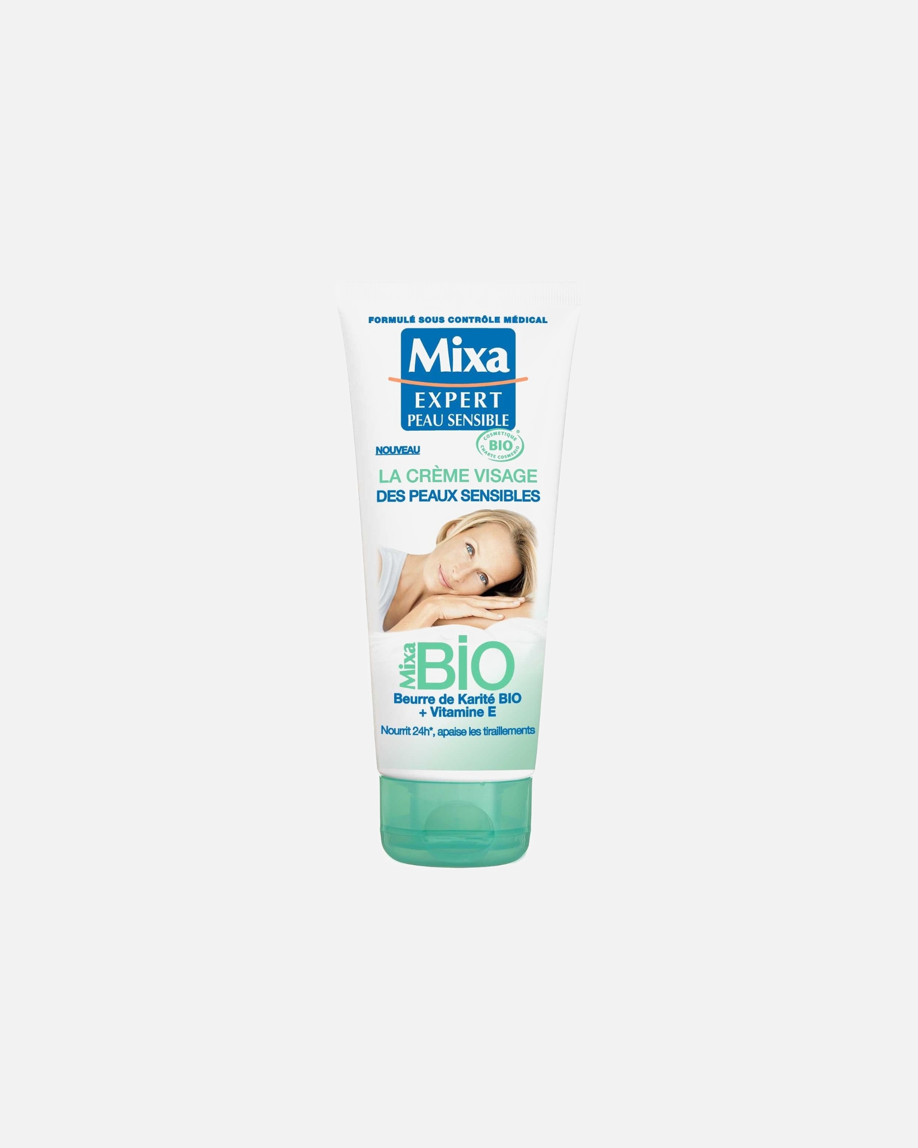Mixa Crème visage des peaux sensibles Bio