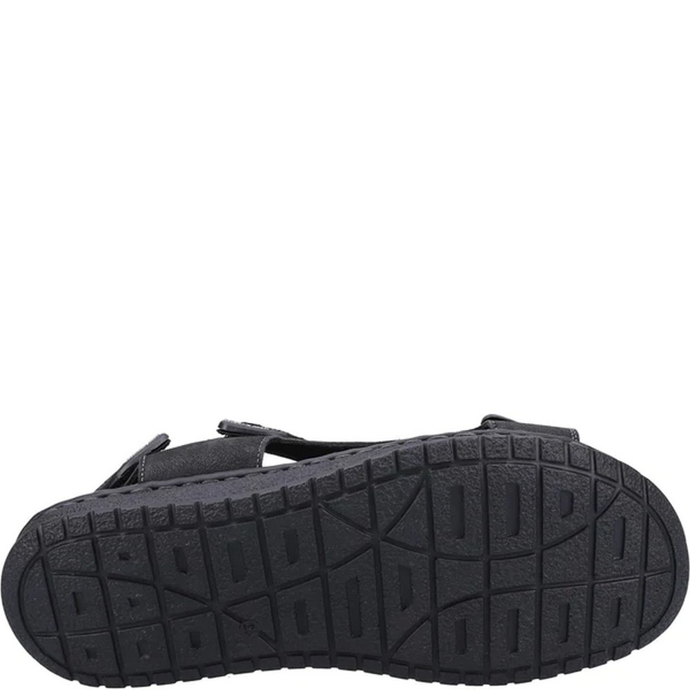 Hush Puppies Neville Ledersandalen mit Kleberiemen