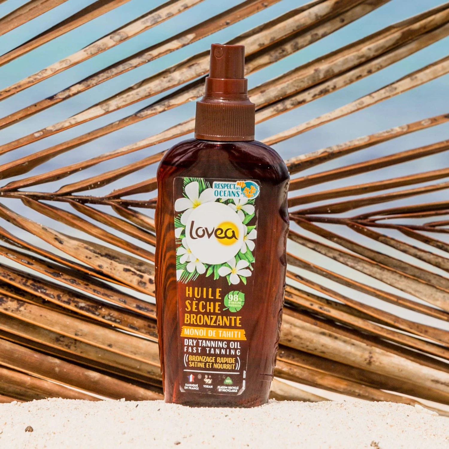 Lovea Huile Sèche Bronzante Monoï de Tahiti