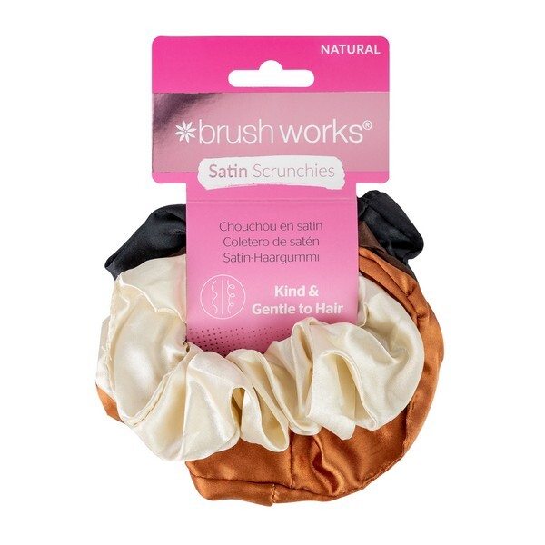 Brushworks Természetes Szatén Hajgumik