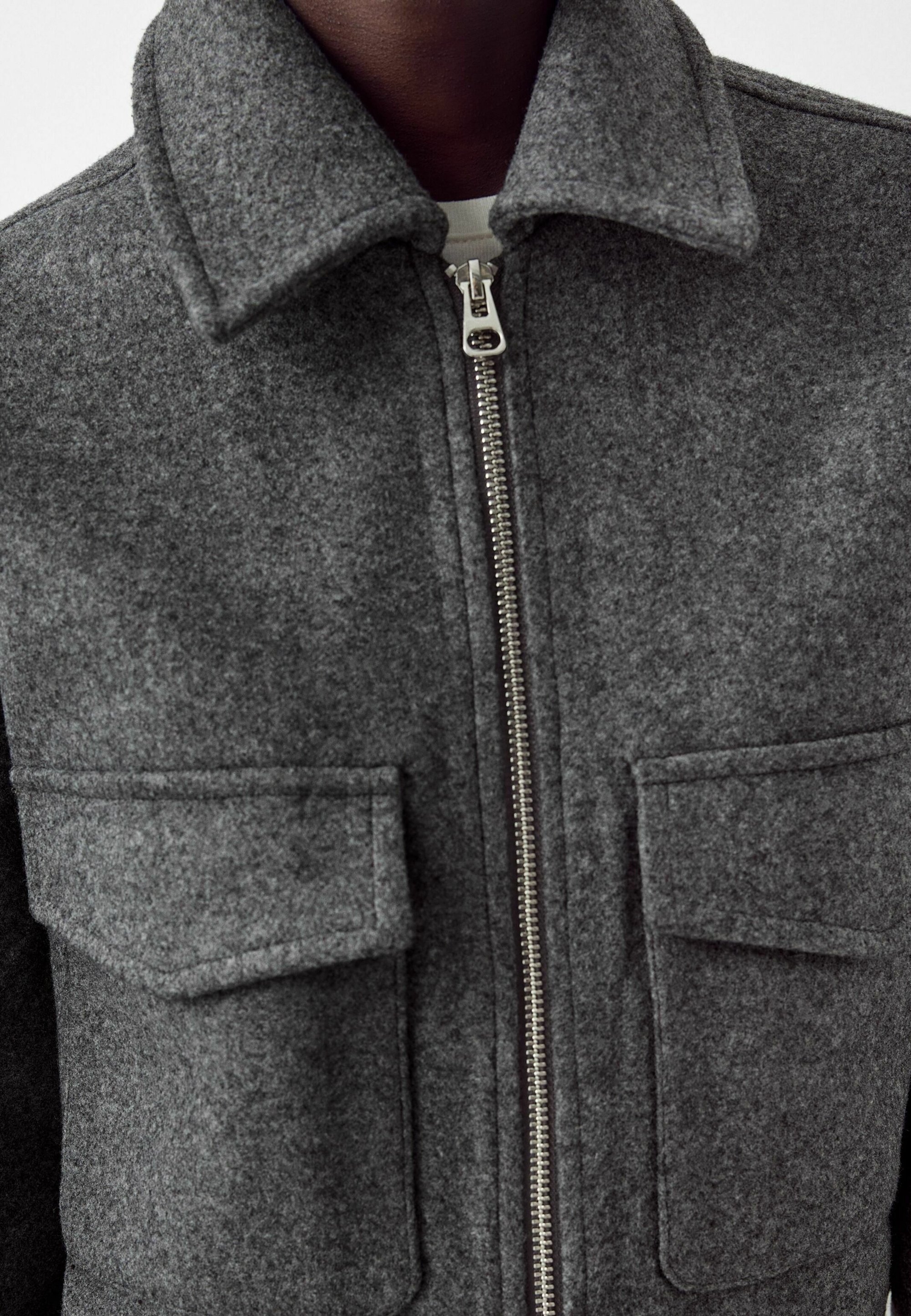 Veste d'été Bershka - bleu-gris