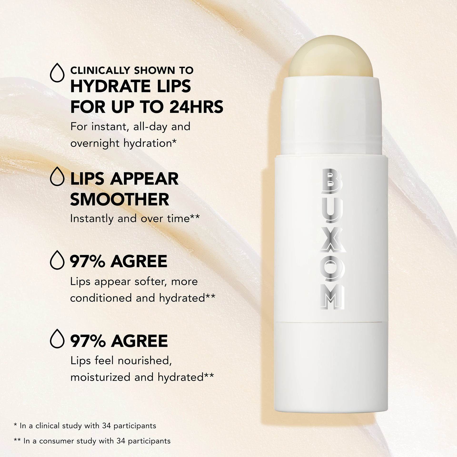 Unt de buze Power-Full Plump + Repair - Buxom