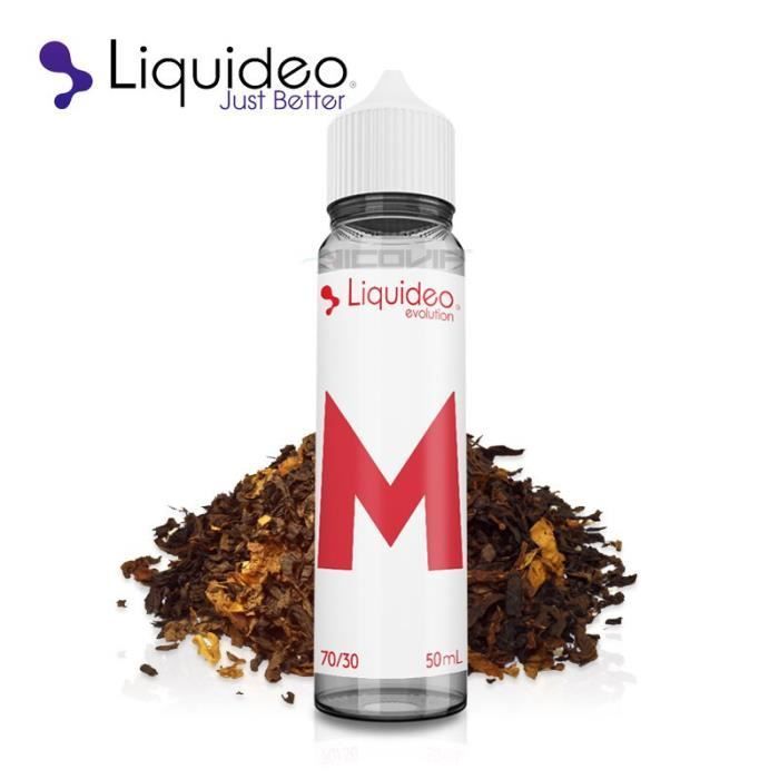 Pack 3 E-liquides Liquideo Le M 50ml - 6mg