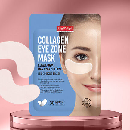 Purederm kollagen øyemaske 30 stk