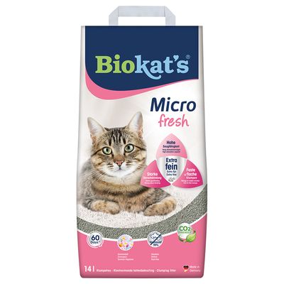 Άμμος για γάτες Biokat Micro Fresh