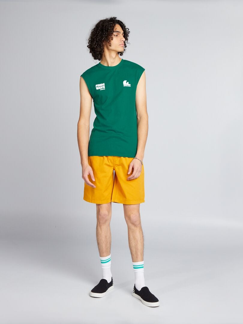 Regata estampada - VERDE