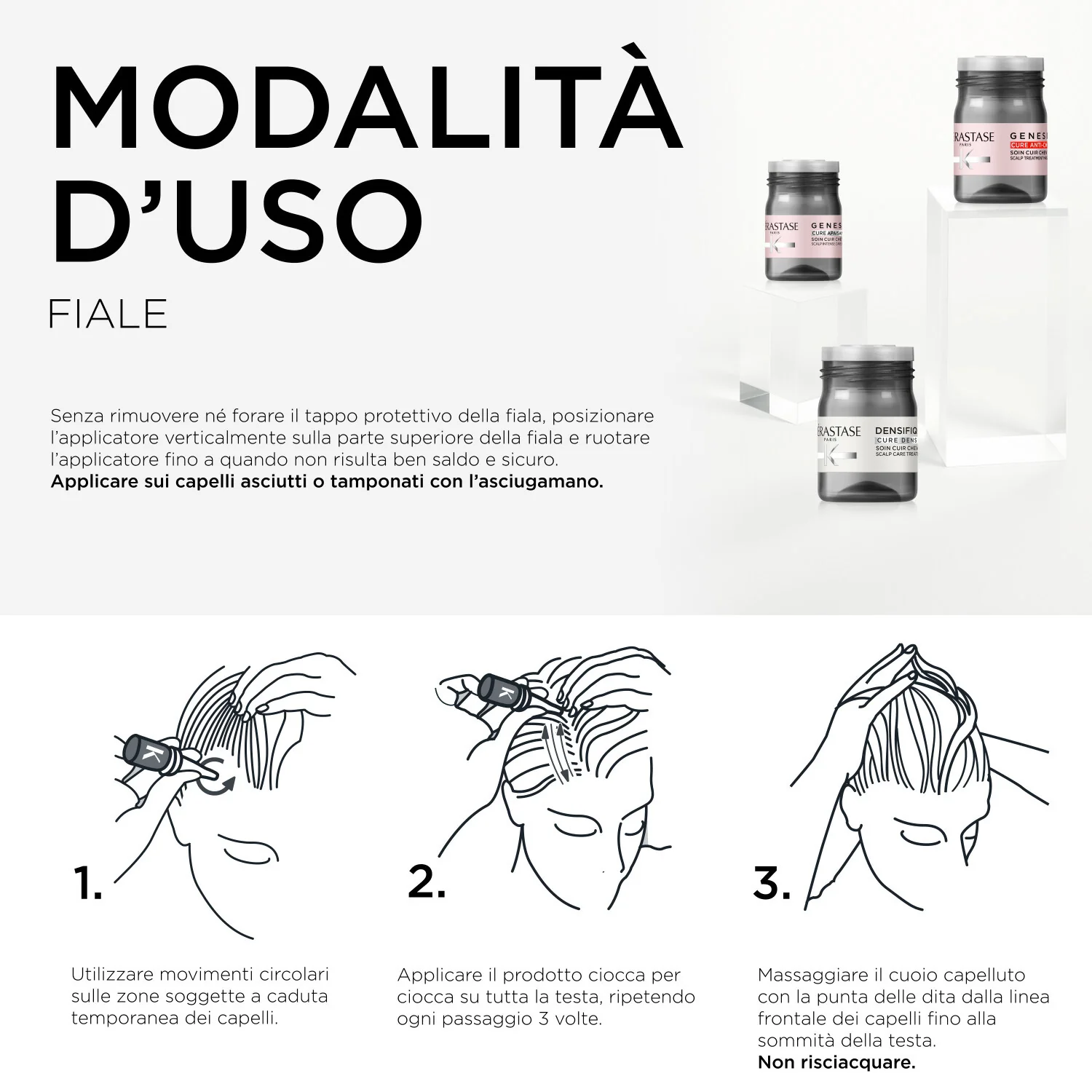 Genesis KIT Trattamento Intensivo Anticaduta Temporanea - Cofanetti per Capelli, Trattamento Anticaduta Capelli