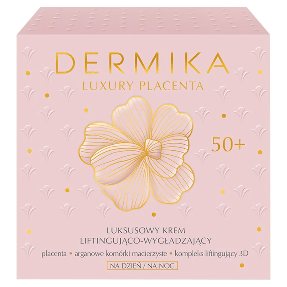Dermika Luxury Placenta Krem liftingująco-wygładzający 50+ na dzień i na noc