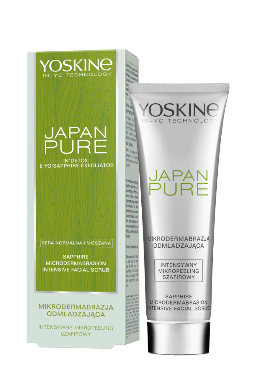Yoskine Japan Pure Mikrodermabrazja Peeling Szafirowy
