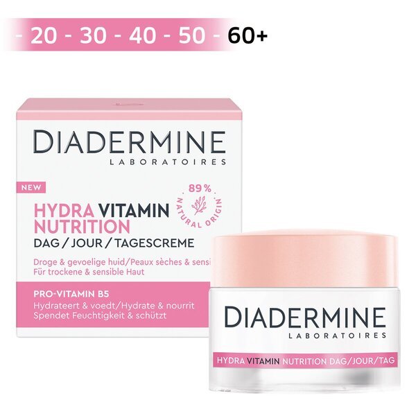Denný krém Diadermine Hydra Nutrition 50 ml - Suchá a citlivá pleť