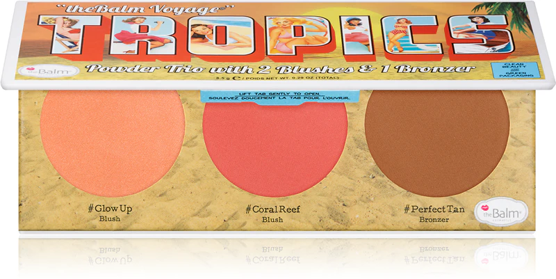 theBalm Voyage Tropics bronzeador e rosa