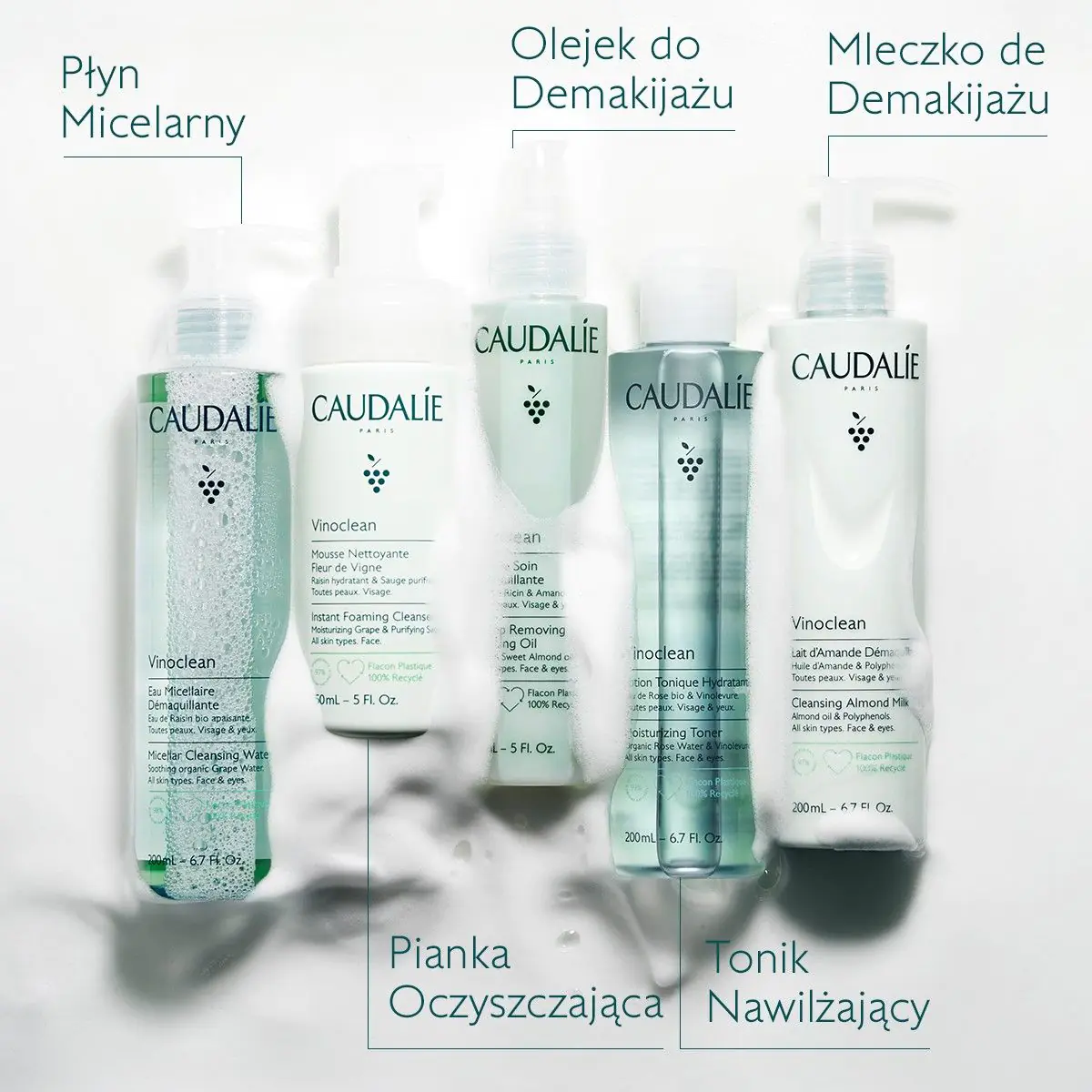 Caudalie Vinoclean Olejek do demakijażu, 150 ml