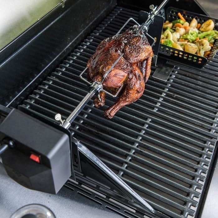 Barbecue accessory - Char-Broil - Universal rotisserie with motor - Gas