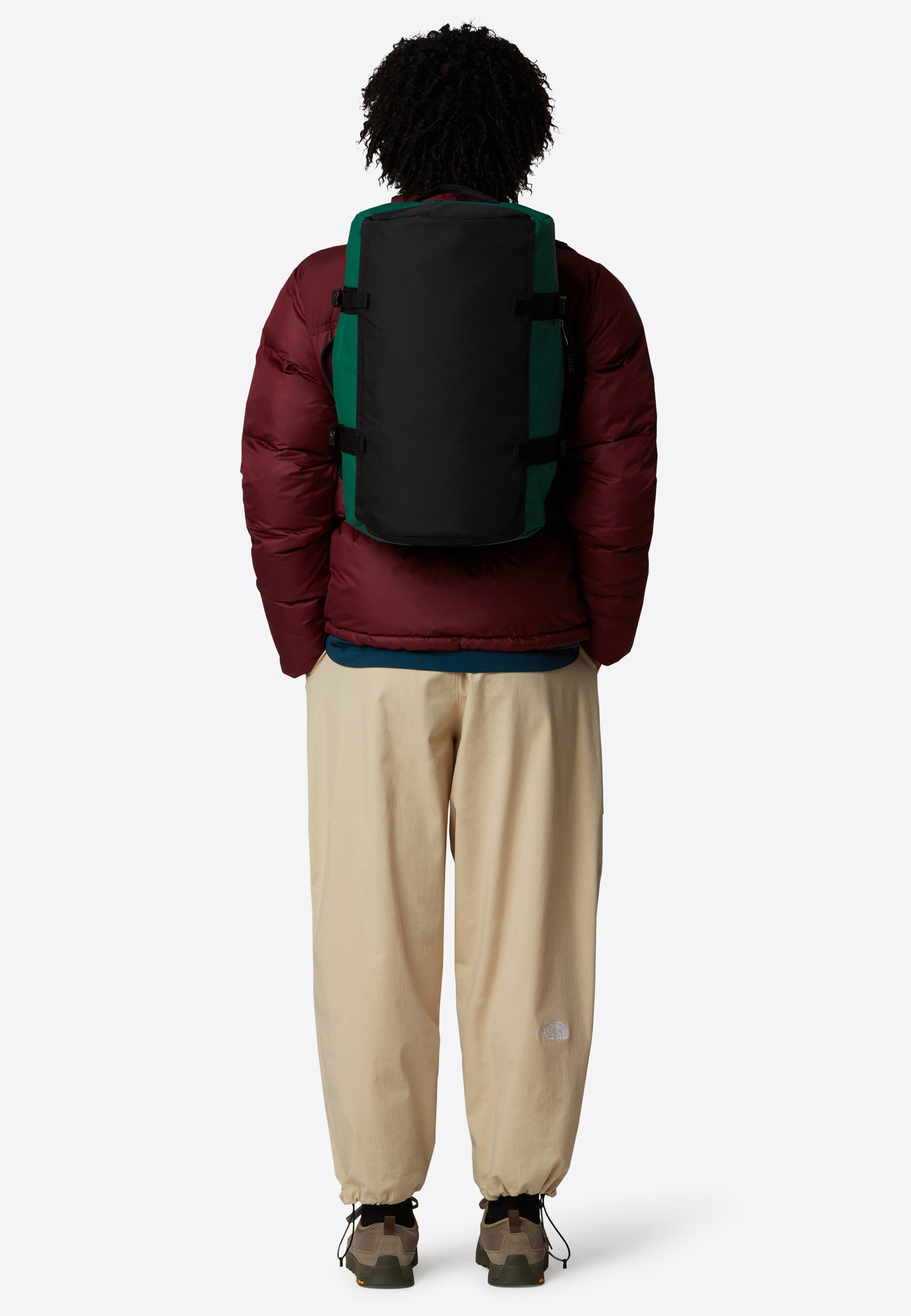 The North Face BASE CAMP DUFFEL - XS - Reisetasche - Evergreen TNF Schwarz