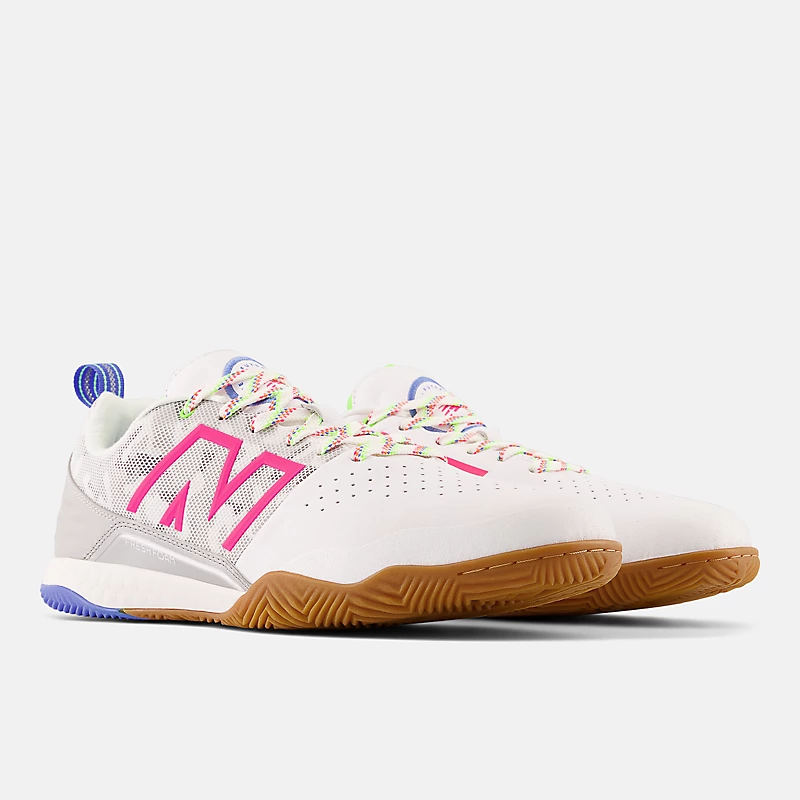 Unisex Fresh Foam Audazo v6 Pro IN – Weiß mit Helllapis und Alpha Pink