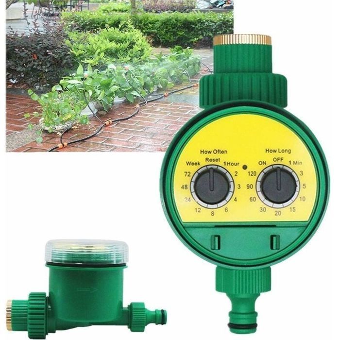 Timer automatico per irrigazione - Virex® - Timer digitale - Durata irrigazione 1-120 min