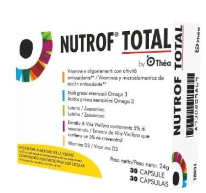 THEALOZ Nutrof Total 30 capsules voor de gezondheid van de ogen