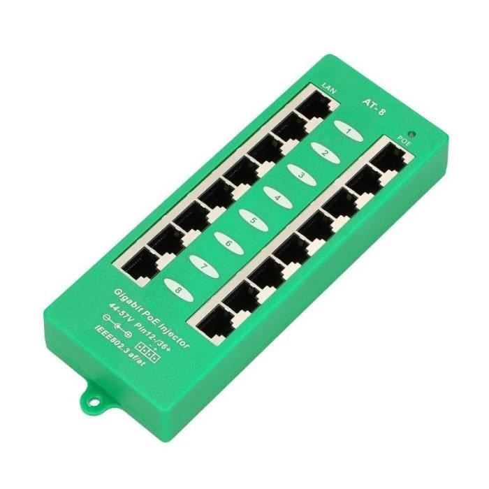 Extralink PoE Iniettore 8 porte Gigit - 5903148912561