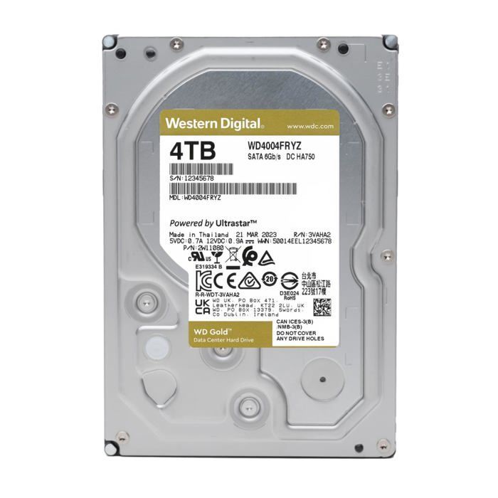 WD Gold WD4004FRYZ - Disc
