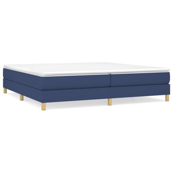 Base de cama de muelles ESTANK - SWT - 200x200 cm - Azul
