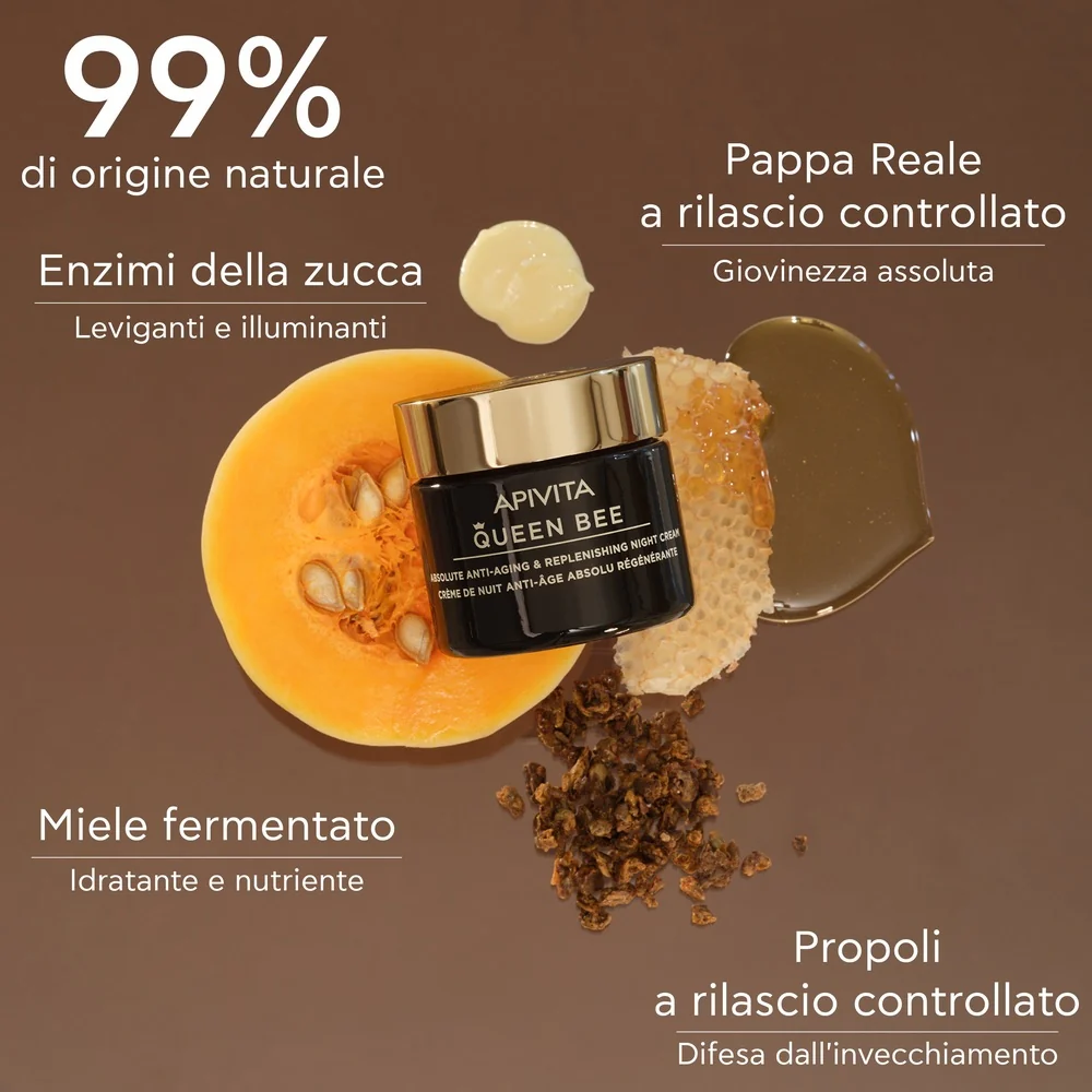 Queen Bee Crema Notte Anti-età Assoluta e Rimpolpante - Tratt.viso notte antirughe